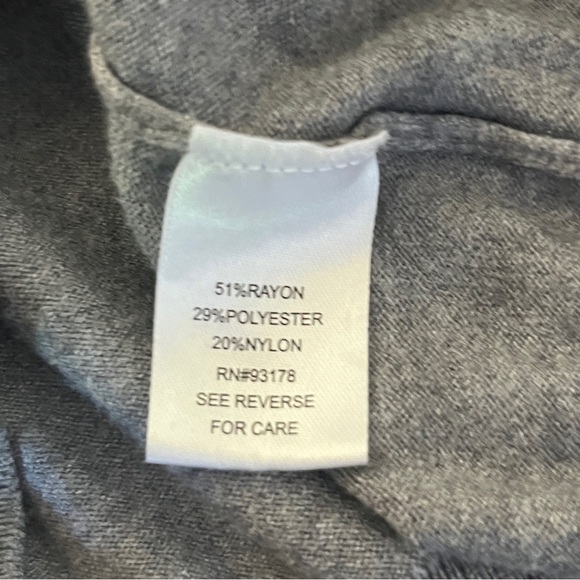 Workshop Republic Clothing Drawstring Cotten Hoodie Sweatshirt Grey Small - Picture 10 of 10